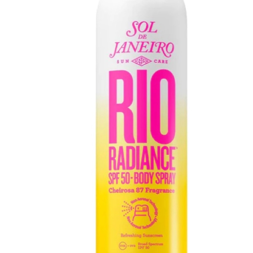 Limited Edition Sol Janeiro Rio Radiance SPF 50 Sunscreen Mist Can